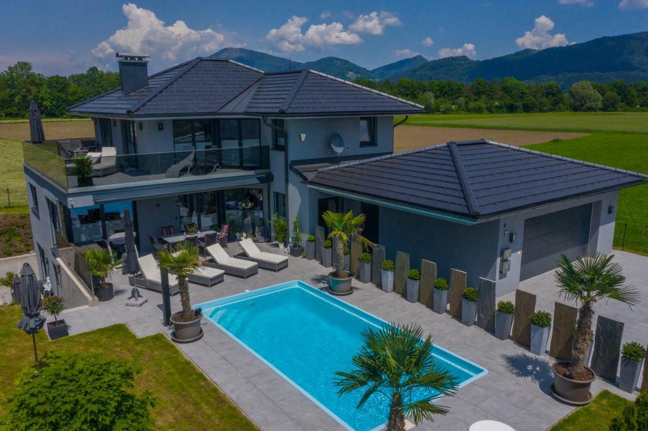 Luxuriöse Penthaus Wohnung Anif Exterior foto