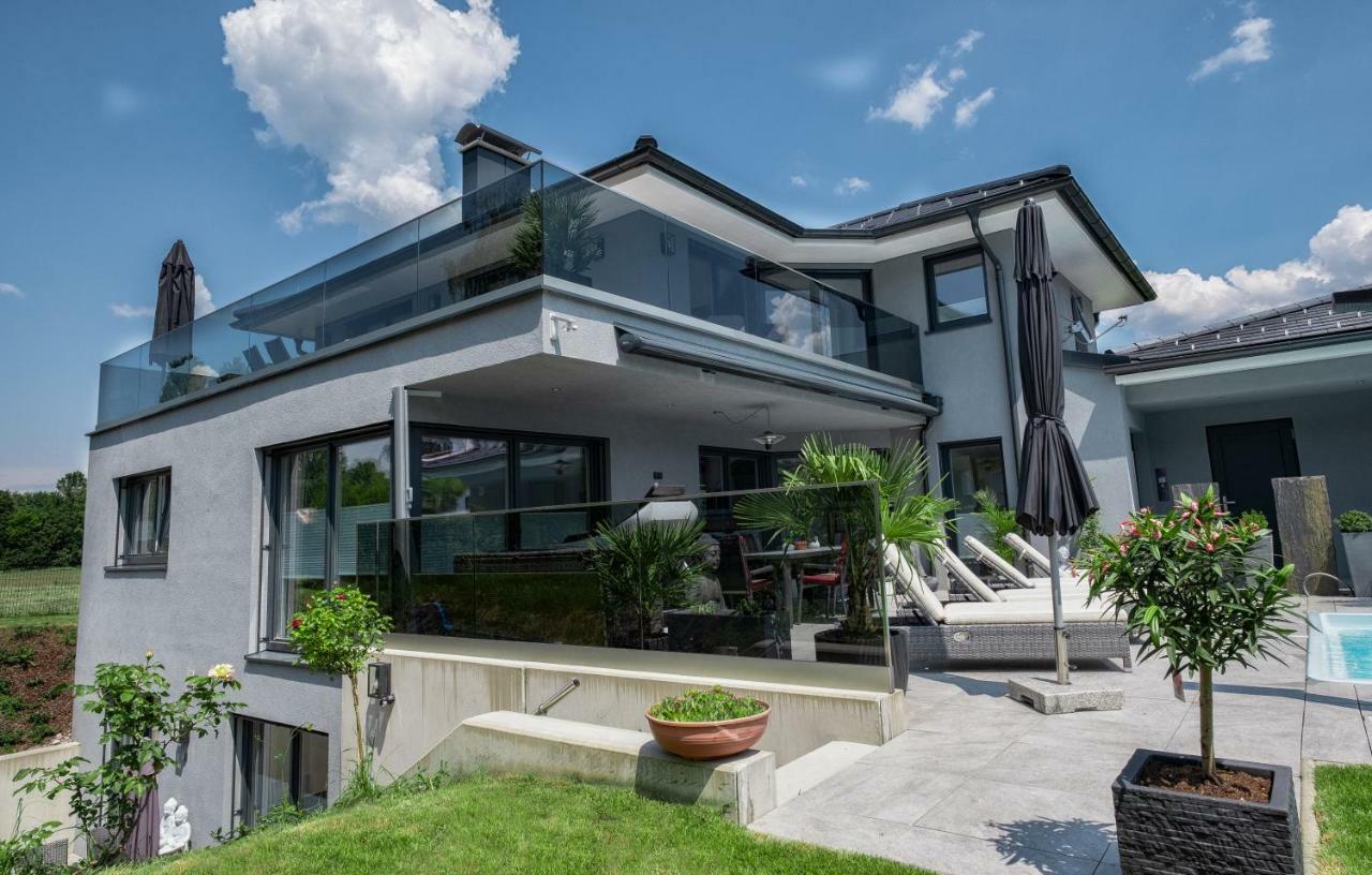 Luxuriöse Penthaus Wohnung Anif Exterior foto